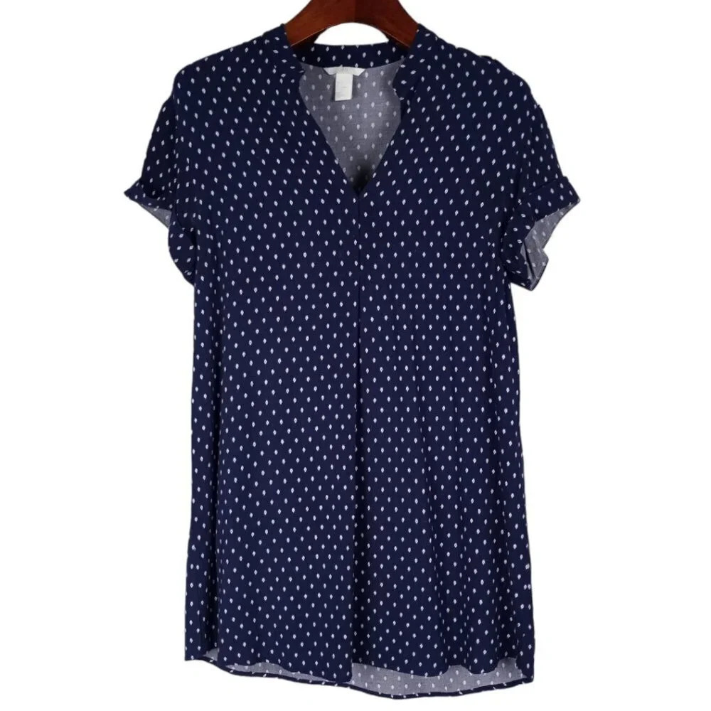 H&M Navy blue T-shirt dress size 4